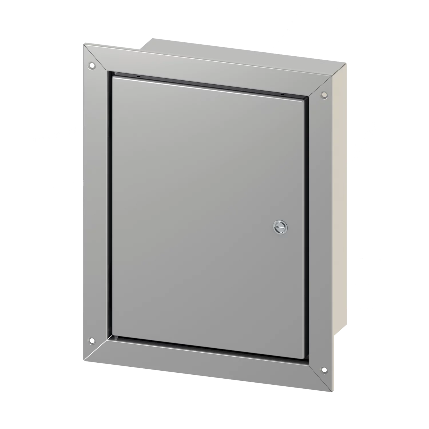 CONCEPT FLUSH MOUNT; CONCEPT FLUSH-MOUNTED ENCLOSURE; CONCEPT FLUSH-MOUNT ENCLOSURE; photoview360 CAD rendering; concept enclosures; concept, type 4 and 12