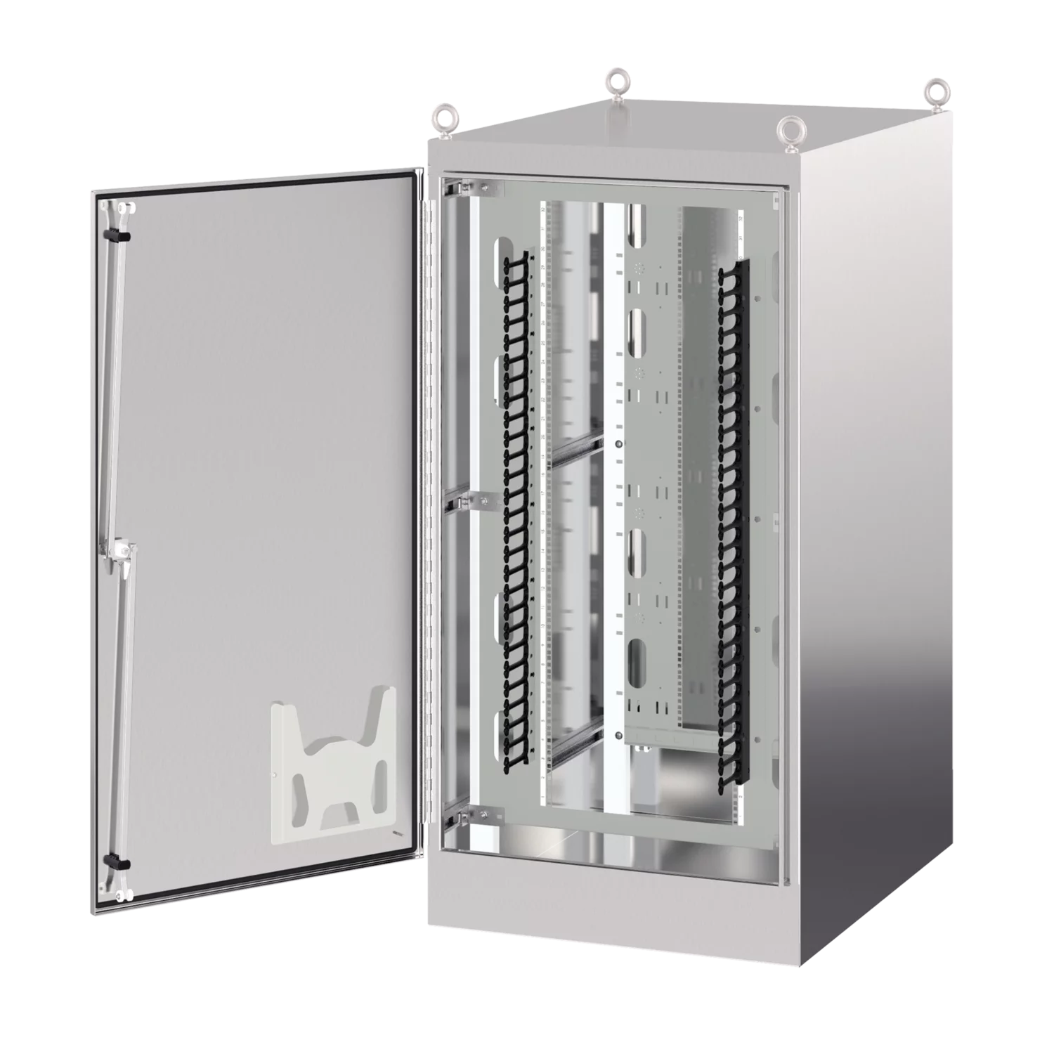 D723646Sdas Seismic Free Standing Dual Access Cabinet Type 3R