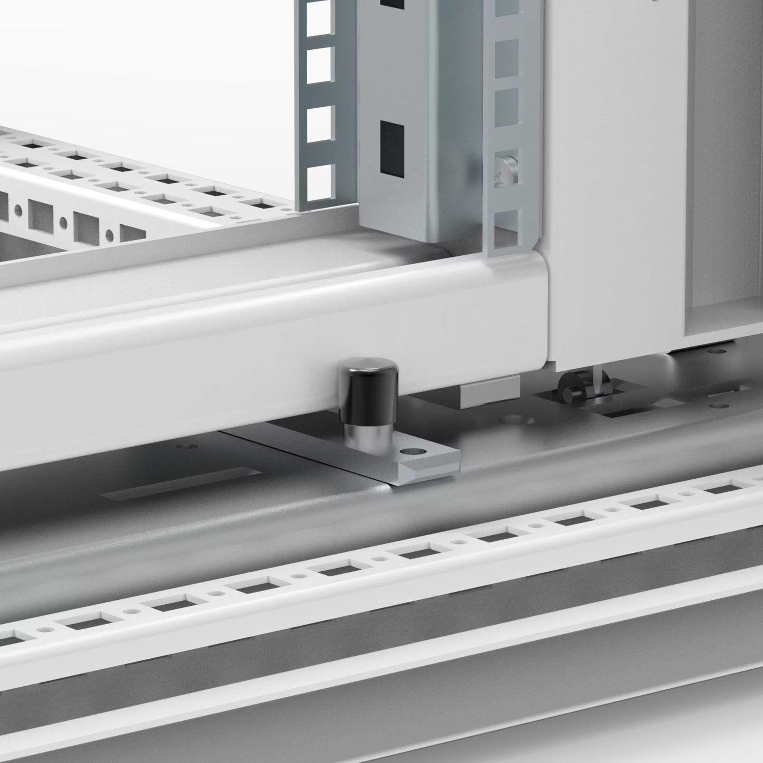 Transport bracket for swing frame