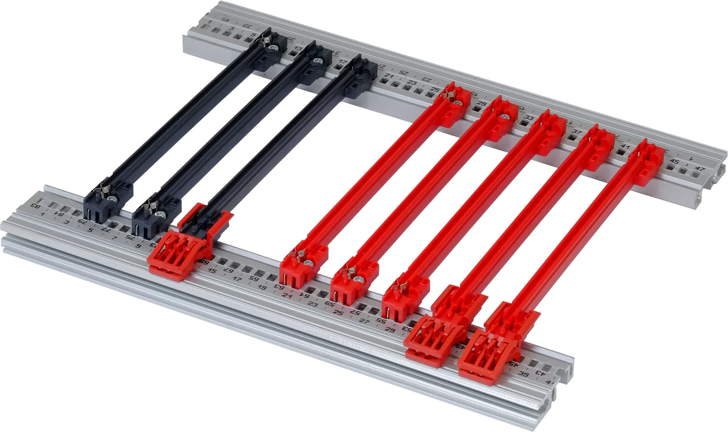 Guide rail accessories and PCB-Board- Retainer