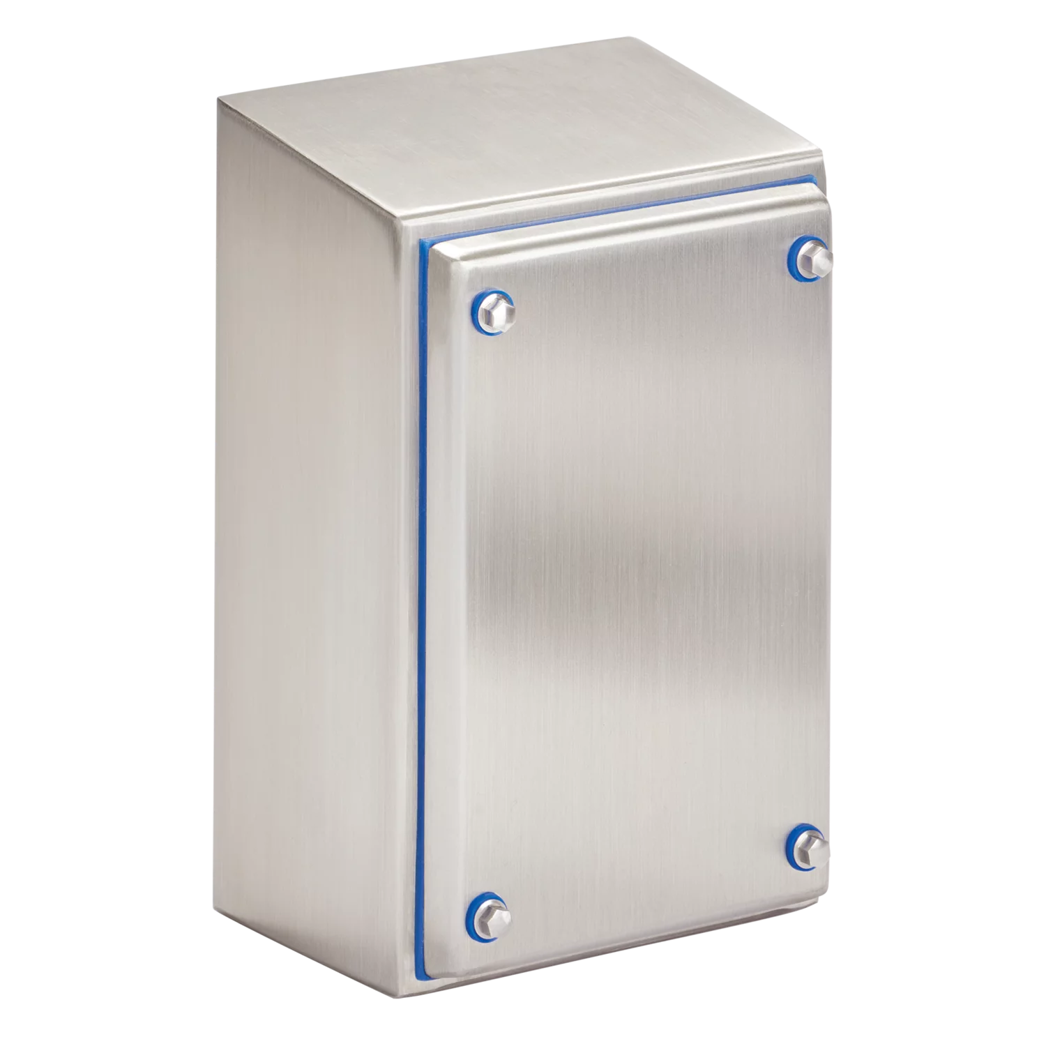 HSDS090604SS_HyShed_m_sq.png HSDS090604SS_HyShed; Screw Cover; Stainless Steel; Type 4X; Brushed; Photo Rendering; CAD Rendering; HSDS070404SS; HSDS090604SS; HSDS110804SS; HSDS131006SS; HSDS151208SS